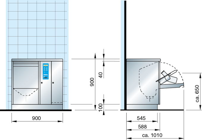 Dibujo de dimensiones TOPIC 40